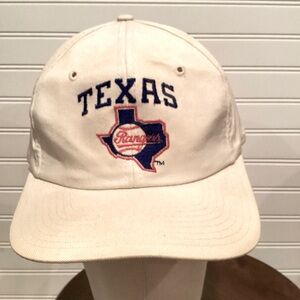 Vintage 90s Texas Rangers SnapBack Baseball Cap Twins